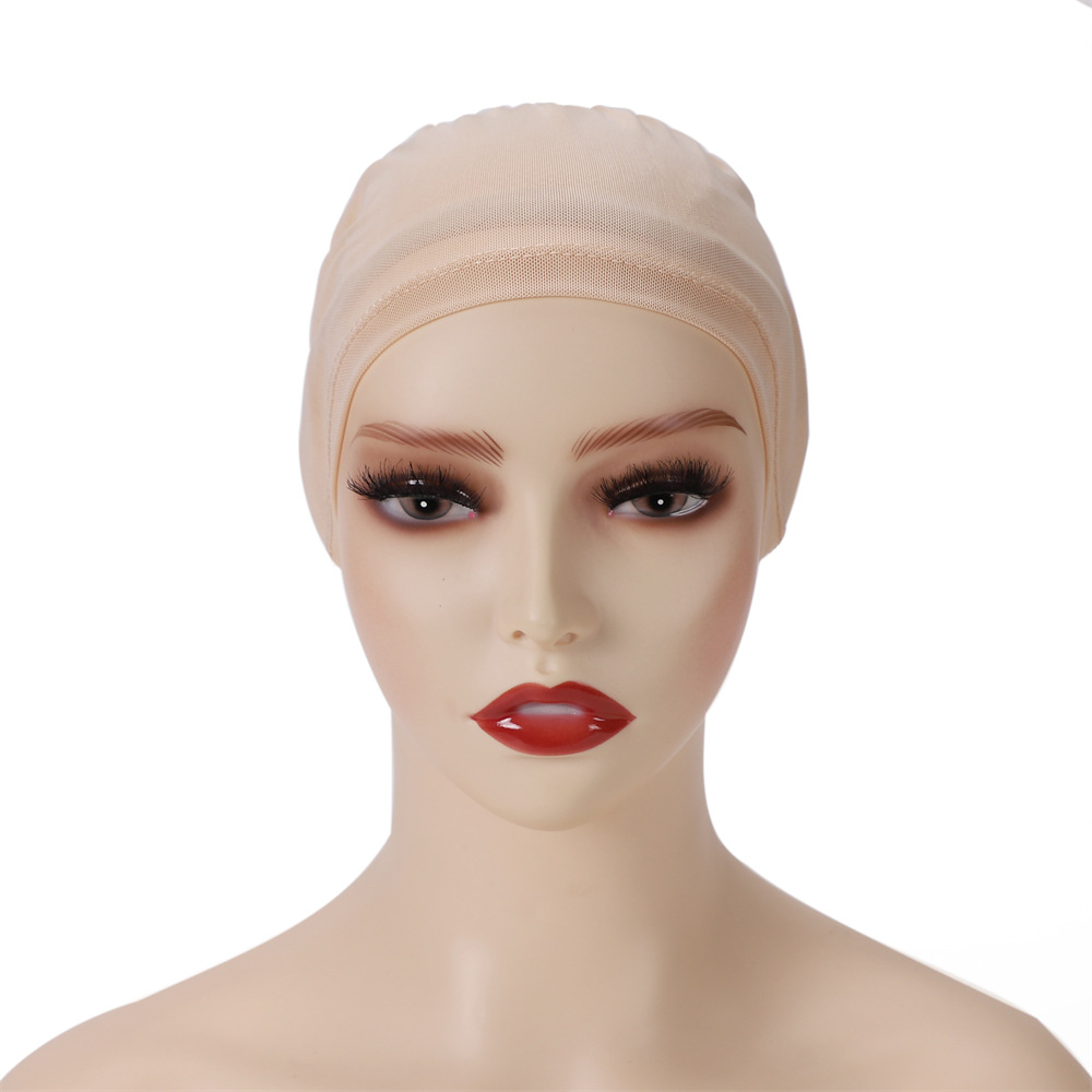 Bonnet intérieur élastique en maille respirante pour musulman, hijab avec attaches au dos, sous écharpe islamique, bonnet en jersey, enveloppement de sauna, mode