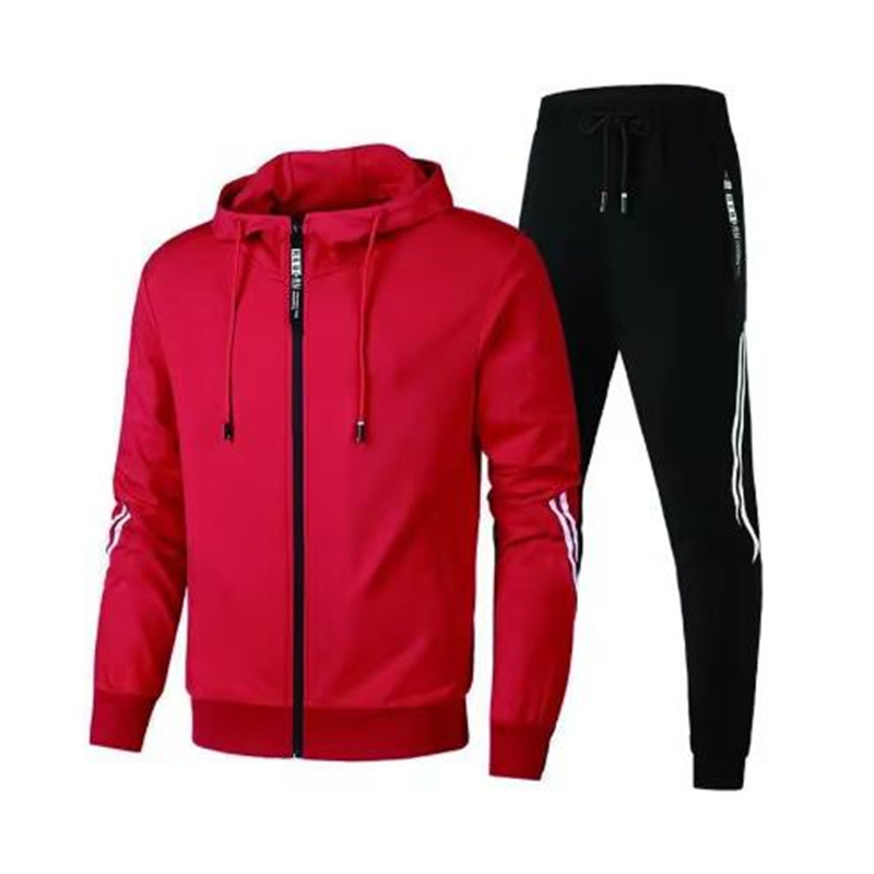 Ensemble Homme : Sweat à Capuche et Survêtement à Manches Longues de Haute Qualité – Tenue Sportive Décontractée pour l'Extérieur et le Quotidien 2025