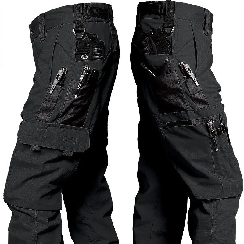 Pantalon Cargo pour hommes, pantalon de travail multi-poches, pantalon tactique décontracté, vêtements d'extérieur droits, résistant à l'usure, automne et hiver