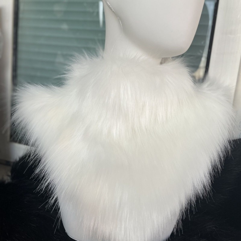 Kigurumi Fursuit cou écharpe Kemono Cosplay Costume mignon col en fourrure accessoires Kig Roleplay Anime tenue de fête adultes enfants