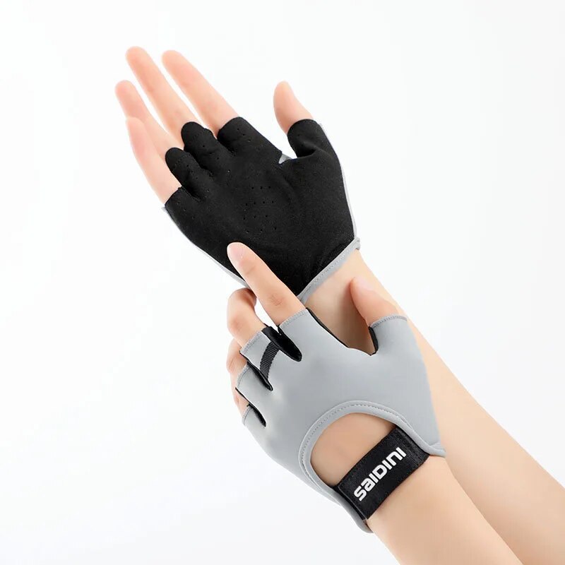 Gants de sport pour femmes, Fitness, Sports de plein air, antidérapants et absorbant les chocs, demi-doigt, durables et respirants