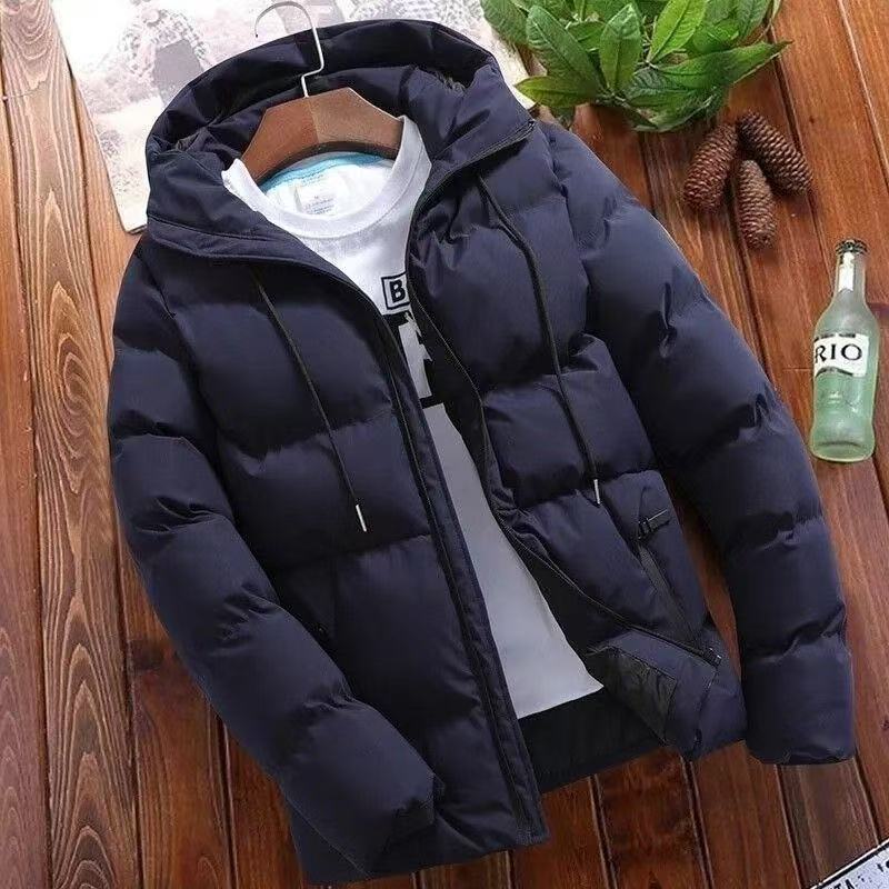 Nouveau manteau d'hiver en coton pour hommes, manteau en coton chaud épaissi, veste en coton à la mode, manteau pour hommes