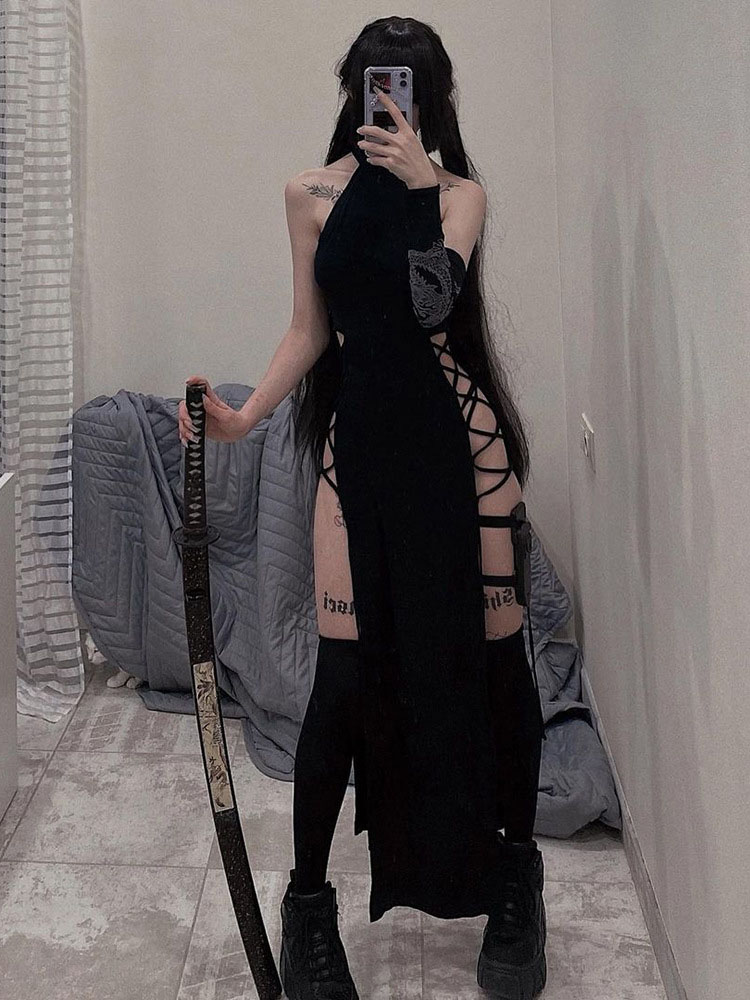 Mini robe verte élégante pour femme, streetwear à manches longues, vêtements d'automne, 2024