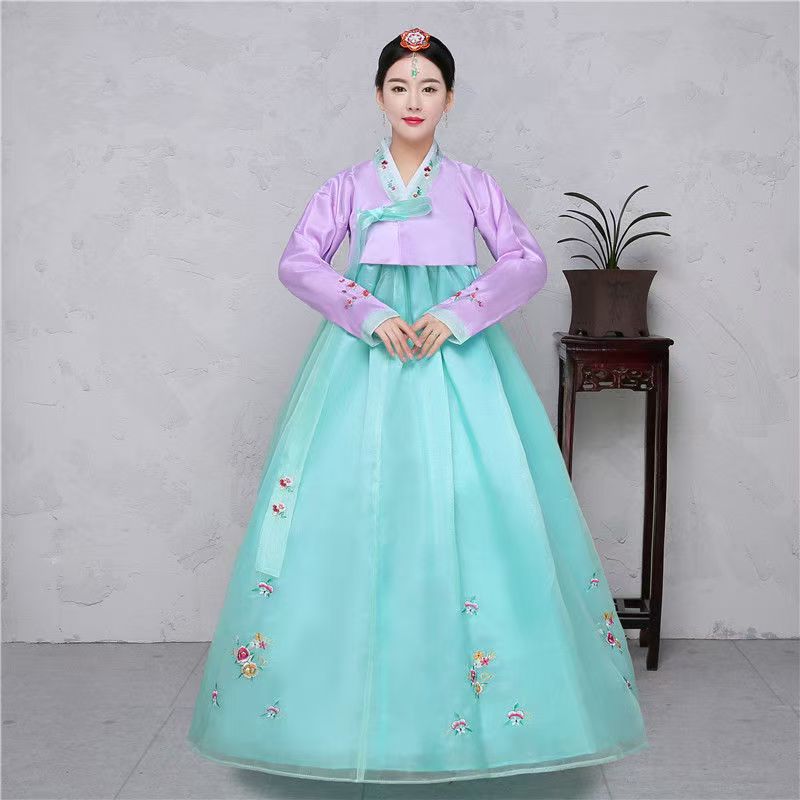 Hanbok Costume National ethnique pour femmes, nouveau Costume de spectacle de photographie, Costume de danse Dae Jang Geum, jupe longue