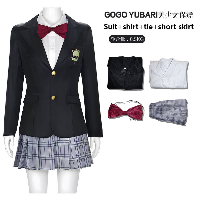 Costume de cosplay Gogo Yubari Kill Bill, style uniforme scolaire japonais, costume d'Halloween pour jeu de rôle