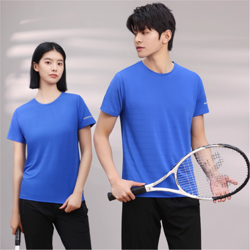 Personnalisé bricolage course séchage rapide gymnase Sport chemise hauts T-shirts respirant randonnée pêche T-shirts Gym Sport chemise hauts pour couple