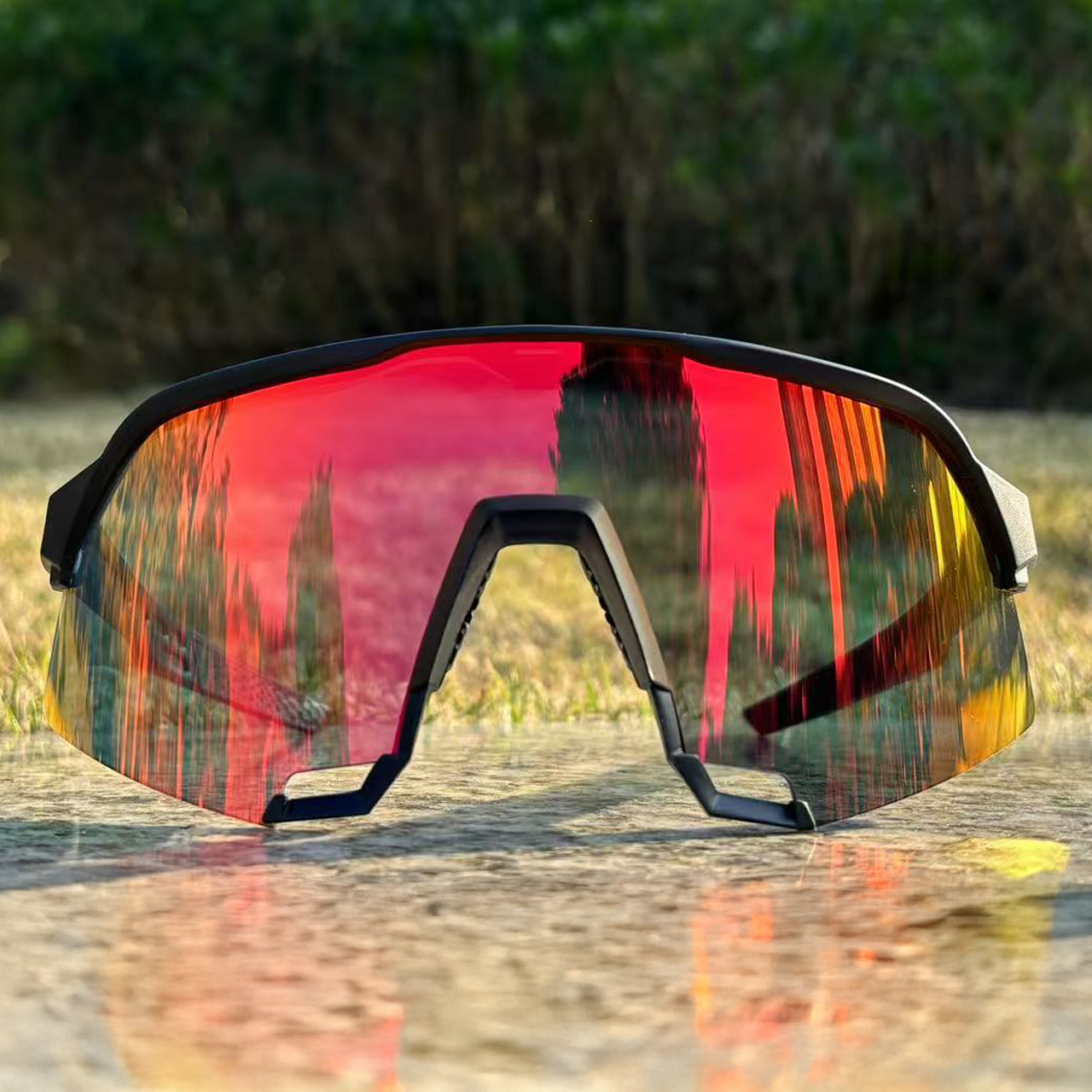 Lunettes de soleil de cyclisme en plein air pour hommes et femmes, vtt, vélo de route, UV400, pour Sports de montagne, randonnée, 100