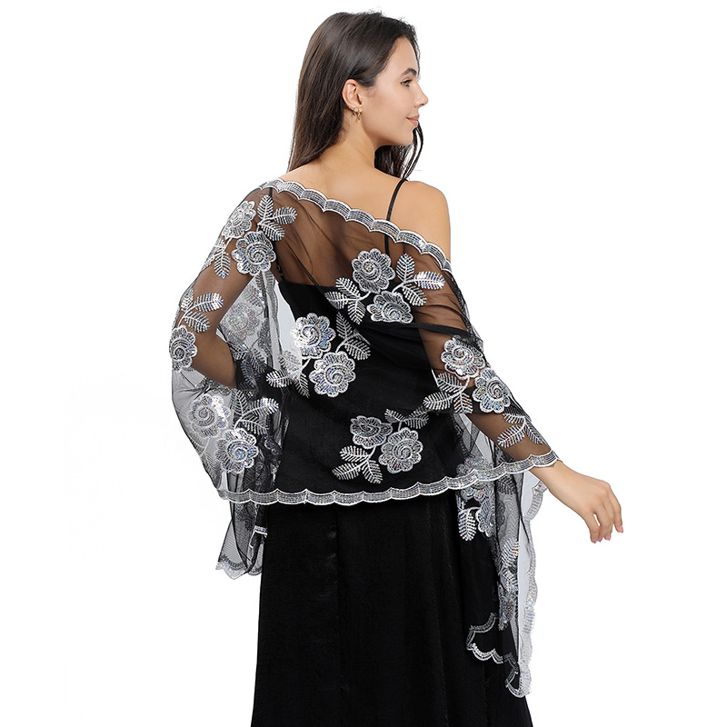 Robe de Soirée Élégante à Paillettes pour Femme, Châle Amissié, Transparent, Demoiselle d'Honneur, Mariée, Mariage