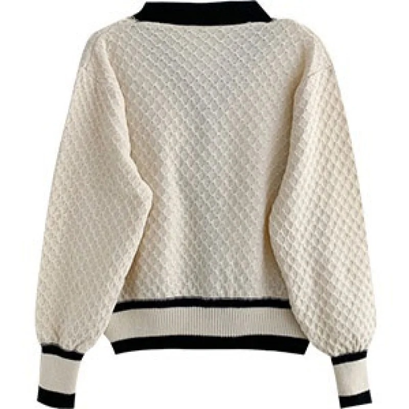 Cardigan en tricot à manches longues pour femmes, mode coréenne, ample, manteau d'extérieur, nouvelle collection coréenne