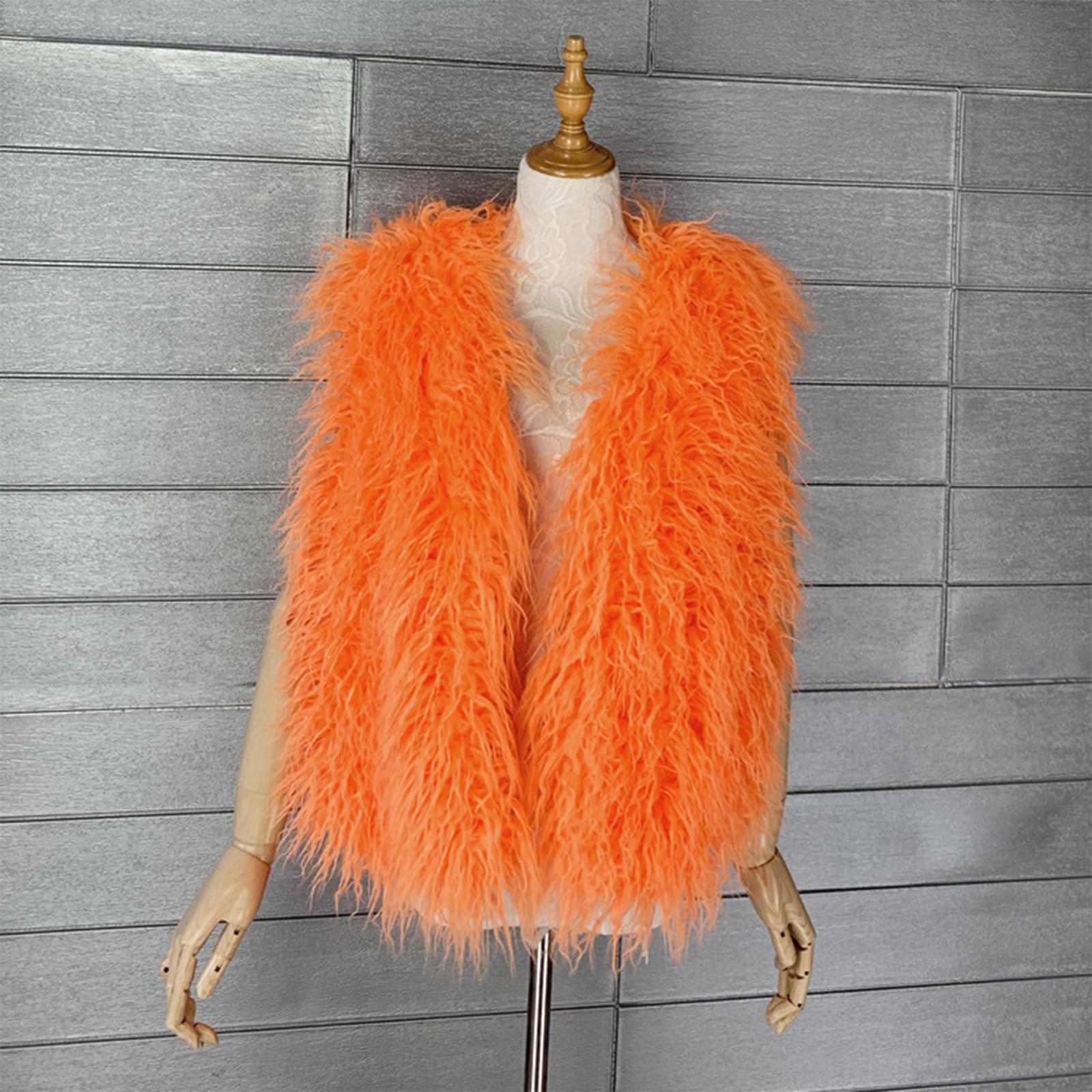 Cardigan en Fausse Fourrure pour Femme, Gilets à Crochet Avant, Vêtements d'Extérieur, Streetwear, Veste ChimJacket, Couleurs Multicolores, Automne