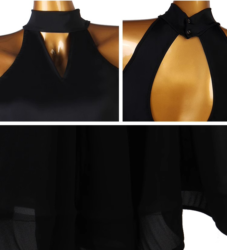 Costumes de spectacle de danse Standard pour femmes, vêtements d'entraînement élégants, robes en gaze corporelle, valse, scène de compétition de Jazz moderne pour adultes