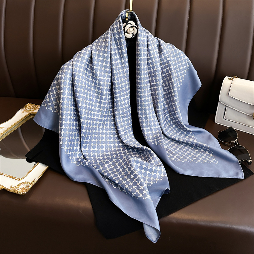 Écharpe de sauna 90x90cm pour femme, foulard, bandana, châle, hijab, quatre saisons, accessoires pour cheveux, nouvelle collection