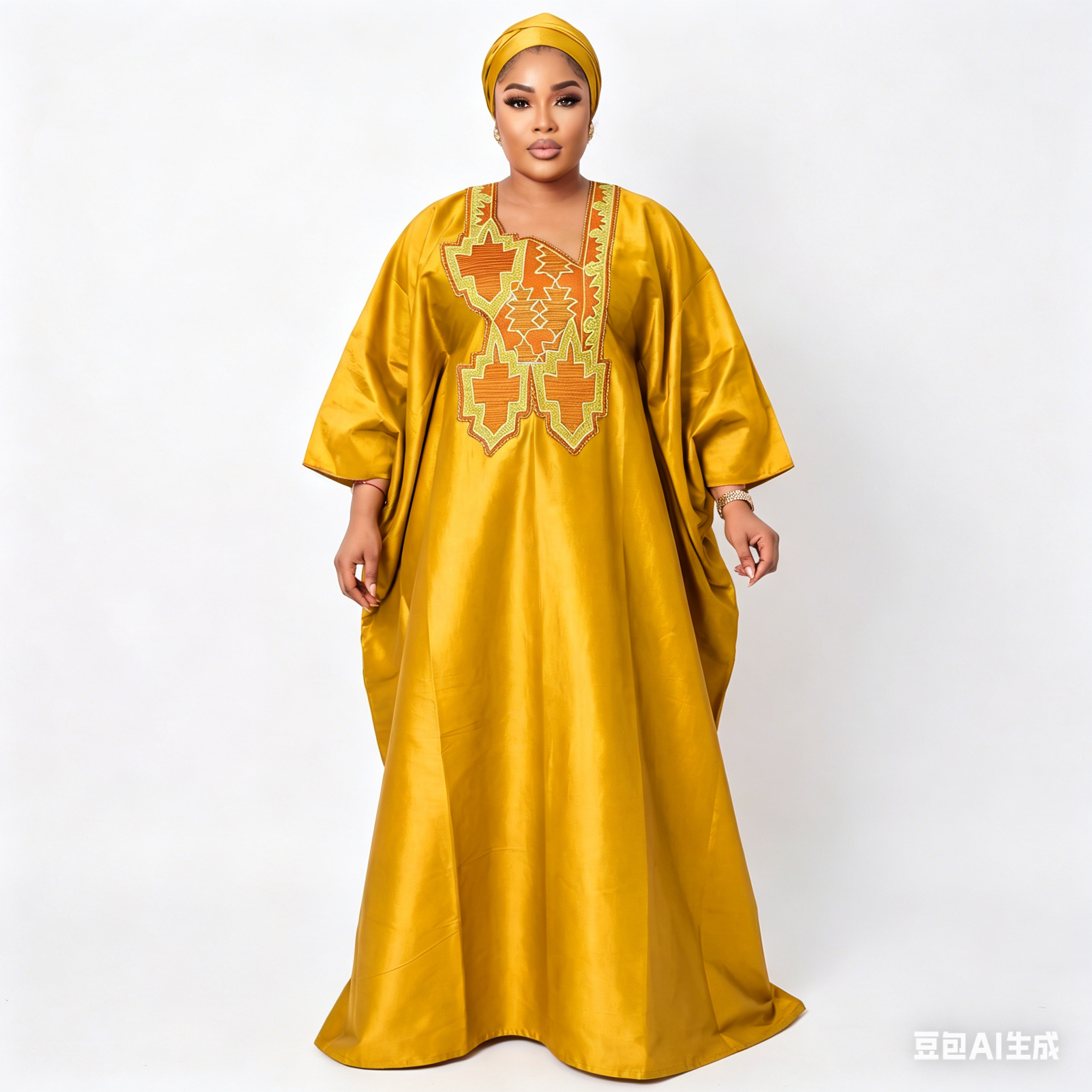 Robes africaines pour femmes, Abaya brodée, grande taille, robe longue élégante pour soirée