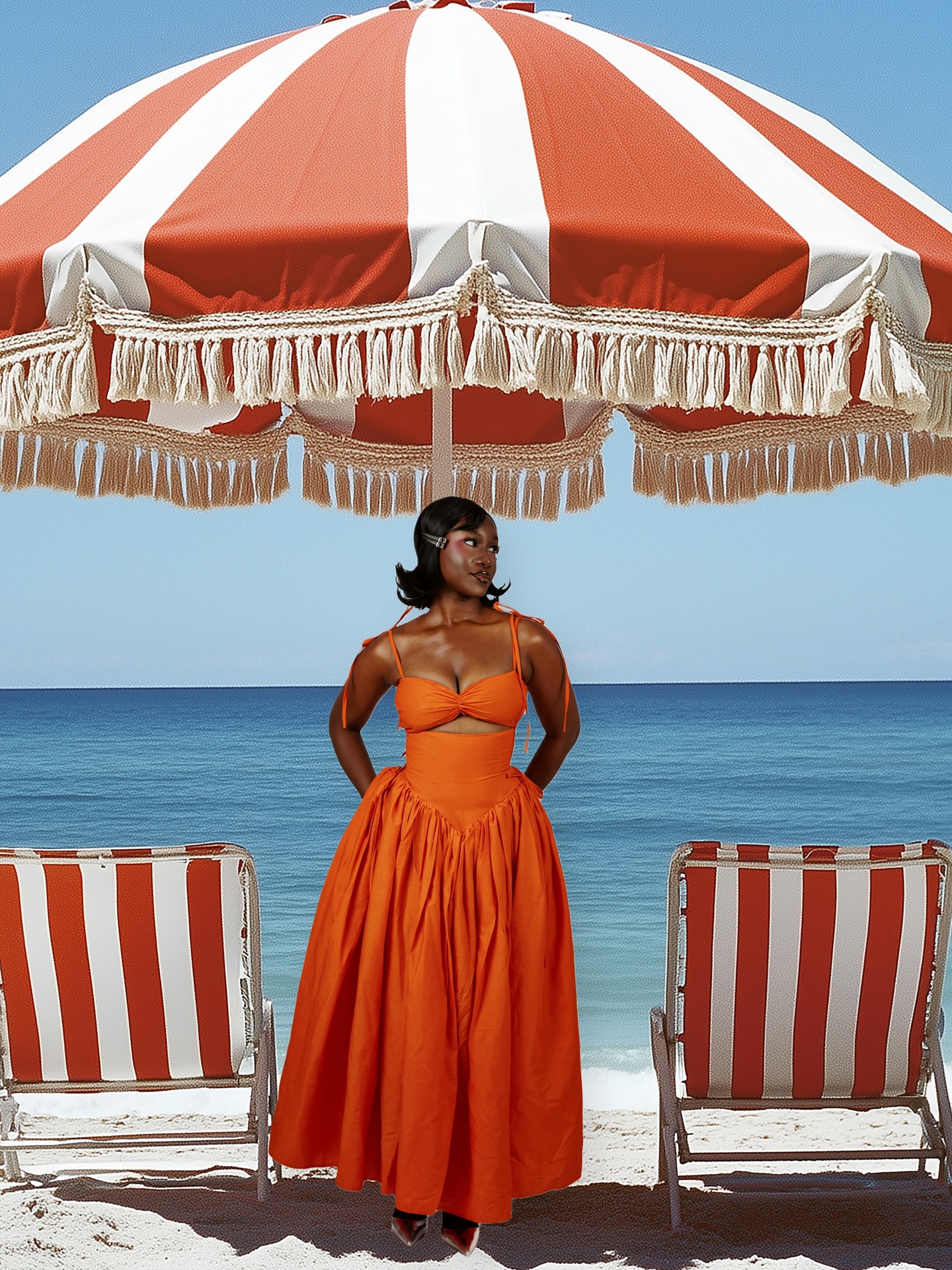 Jupe longue élégante de couleur unie pour femmes, jupe longue trapèze taille haute, jupe fluide plissée pour mariage, fête, rendez-vous de nuit, plage