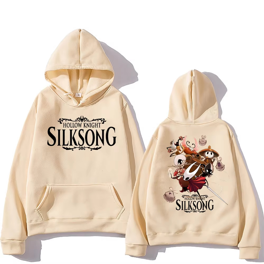 Hollow Knight Silksong jeu chaud sweats à capuche à manches longues mode pulls décontractés haute rue femmes hommes sweat mode Streetwear