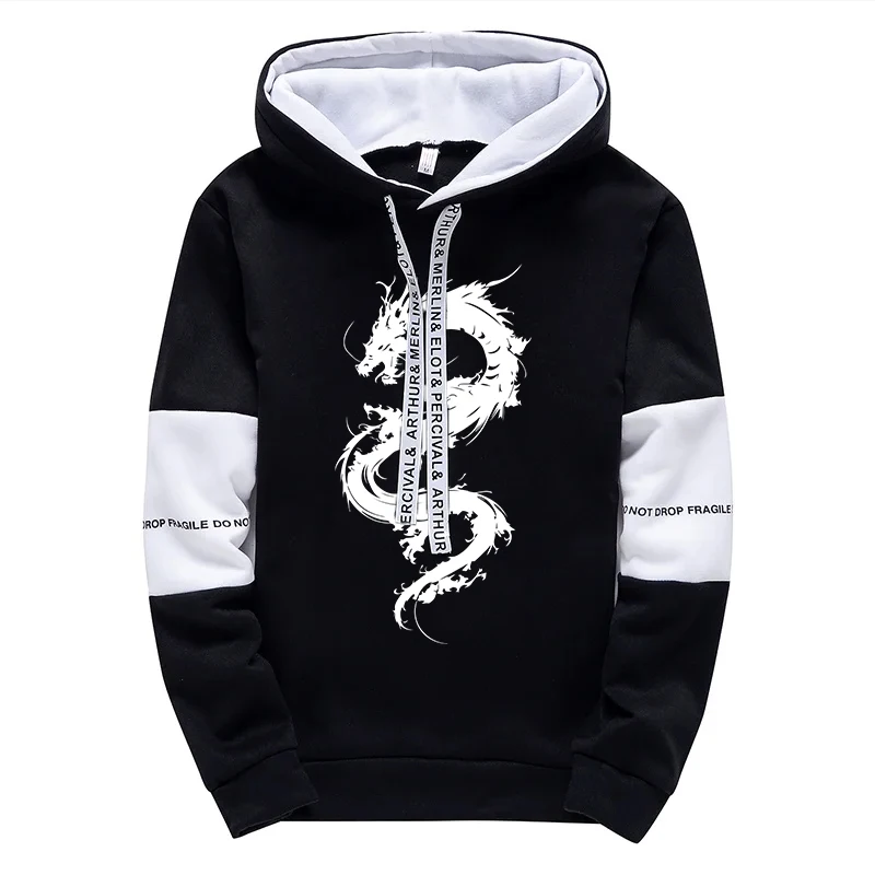 Automne hiver hommes survêtement imprimer sweats décontractés Streetwear Sports de plein air Jogging hommes vêtements une pièce à capuche pantalon