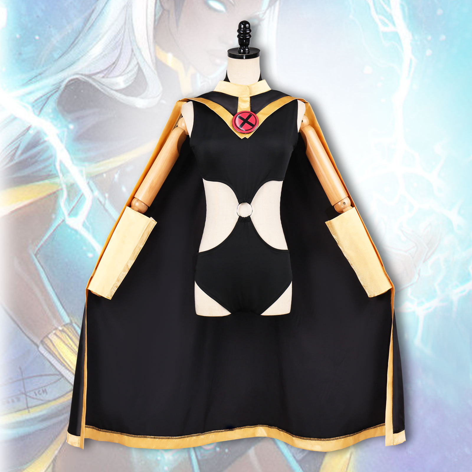 Costume de cosplay Stooorm pour femme, uniforme adulte, cape, tenue de fête d'Halloween, costume de carnaval, vêtements de jeu de rôle, performance scénique