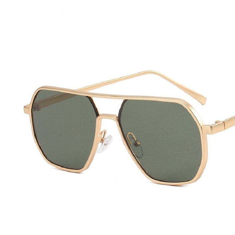 Lunettes de soleil rétro pour hommes, de marque, de haute qualité, avec monture en métal, lunettes de conduite protectrices, UV400