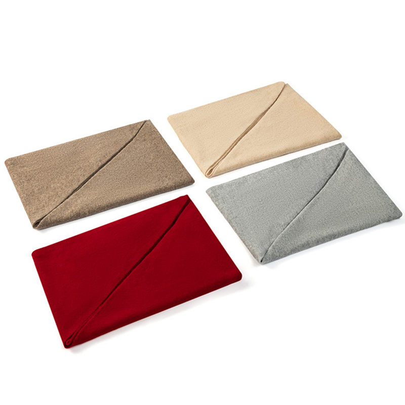 Écharpe triangulaire en laine pour femme, châle tricoté chaud, décontracté, couleur unie, nouvelle mode automne hiver 2026, 100%