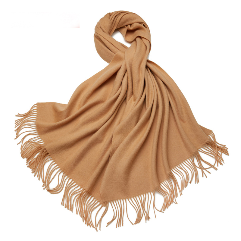 Écharpe 100% laine pour Femme, châle en Pure laine, longue Cape, Pashmina, collection automne-hiver, 200 – 70