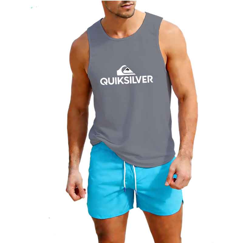 Gilet de sport sans manches pour hommes, camisole ample pour la course, l'entraînement, le basketball et le fitness