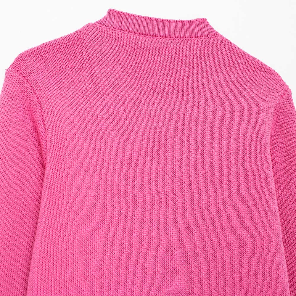 Pull Cardigan tricoté avec boutons dorés pour femmes, poches plaquées, manches longues, vêtements d'extérieur pour femmes, hauts chics, à la mode