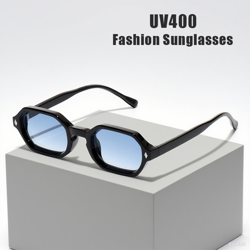 Petites lunettes de soleil carrées pour hommes, marque de luxe de styliste, pare-soleil populaire UV, lunettes élégantes pour dames, nuances UV400