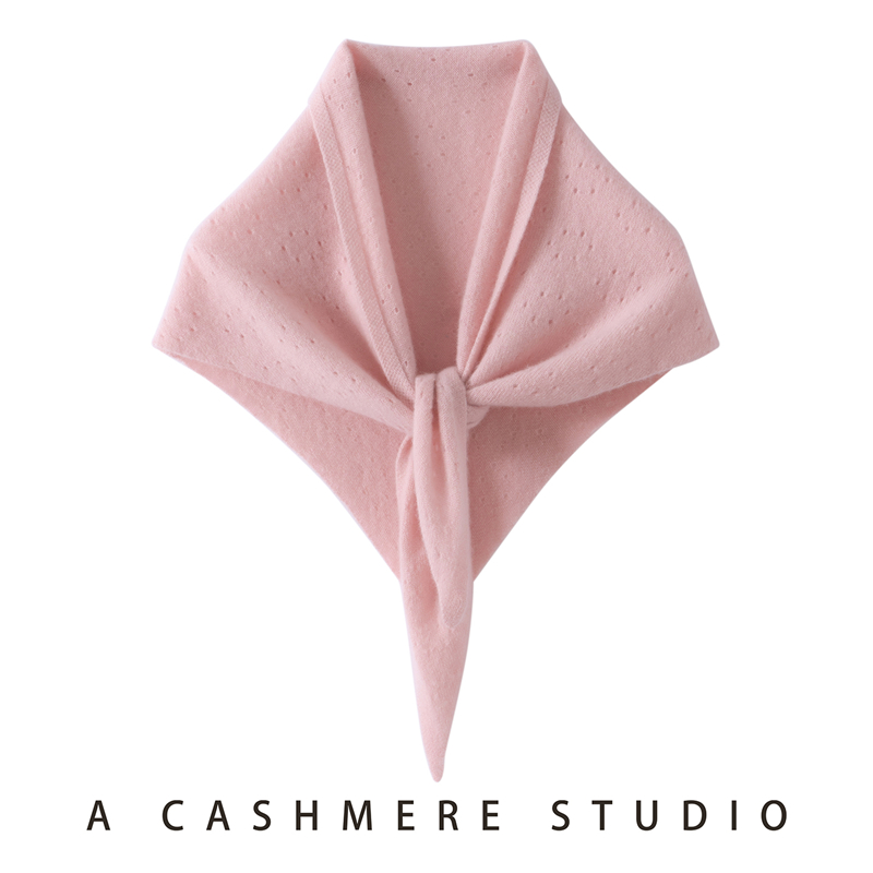Écharpe triangulaire en cachemire 100% pour femme, châle en tricot de cachemire de haute qualité, doux et chaud, pour le printemps, l'automne et l'hiver