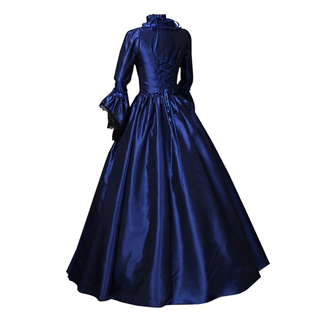 Robes médiévales victoriennes pour femmes, grande taille, Vintage, Renaissance, robe de cour, rétro, gothique, mascarade, Costume de Cosplay