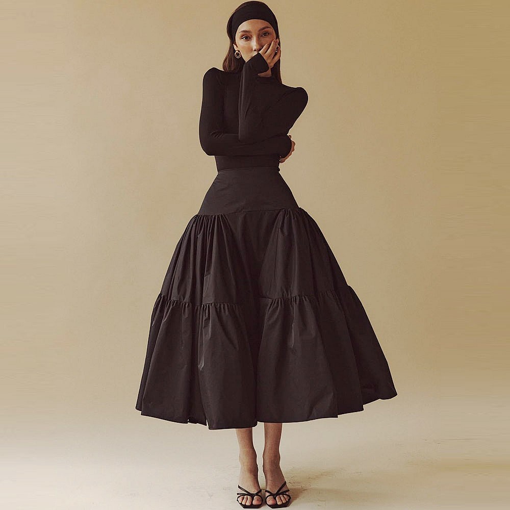 Jupe de soirée élégante, jupe longue pour femme, tenue de soirée formelle, jupe pour séance photo, longueur cheville, Faldas Para Mujeres