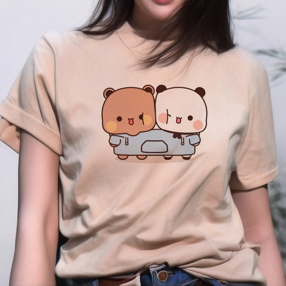 T-shirt décontracté Bubu et Dudu pour femmes, haut de créateur féminin, vêtements de rue, mode 2024