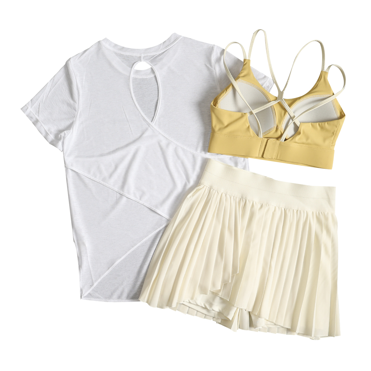 Combinaison de sport pour femmes, soutien-gorge de yoga, fitness, manches courtes, haut de gamme, entraînement de course, séchage rapide, nouvelle collection été 2025