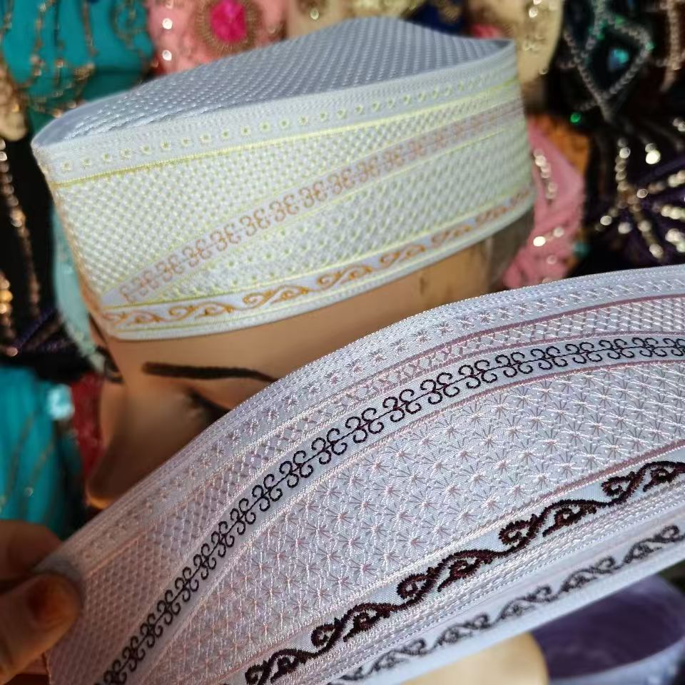Chapeaux de bateau musulmans pour femmes et hommes, casquettes blanches, dubaï, classique, arabe, prière Eid, Hijab, couvre-chef, printemps automne, élégant, nouvelle collection 2025