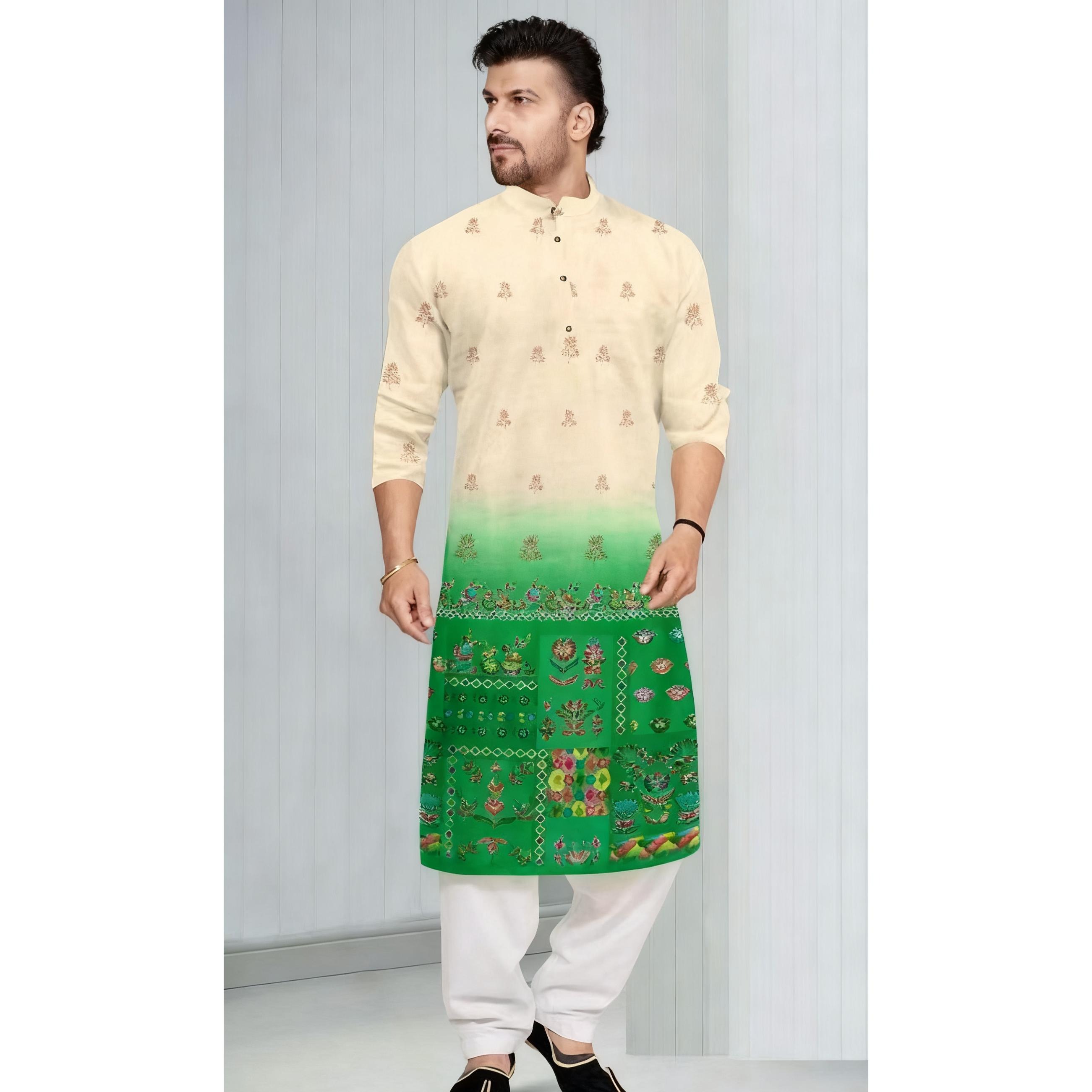 Vêtements paon islamique musulmans pour hommes, Kimono imprimé Jubba Thobe, longue Robe musulmane, Abaya Caftan Islam du moyen-orient