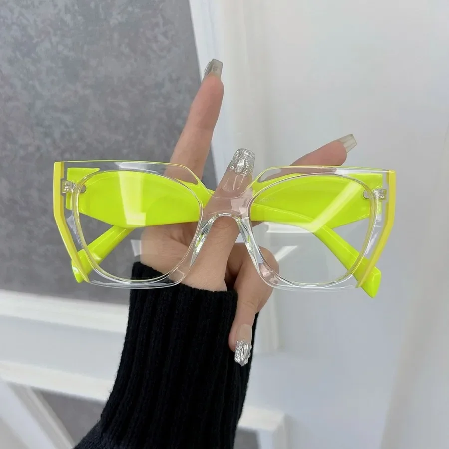 Montures de lunettes carrées élégantes pour femmes et hommes, transparentes, claires, marque de créateur, optiques, décontractées, mode