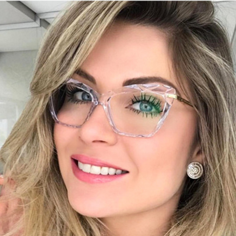 Lunettes à monture en acétate optique pour femmes, lunettes à jambes en métal, lunettes de marque de créateur, styles de mode