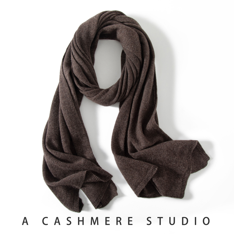 MERRILAMB-Écharpe en Cachemire pour Homme et Femme, Châle Chaud, Monochromatique, Rond, Long, Unisexe, Mode Hiver, Haute Qualité, 100%