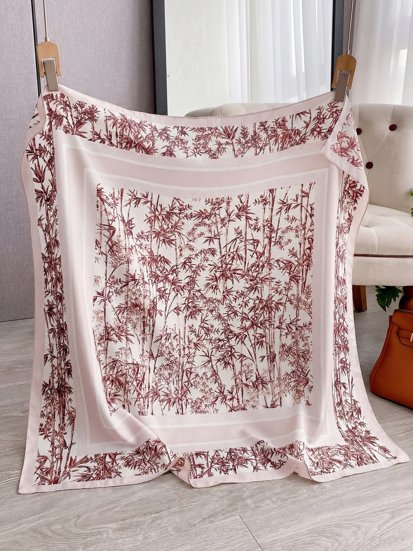 Écharpe carrée en soie de luxe 90*90cm pour femme, châle de cou élégant, foulard, bandana, hijab, doux et soyeux
