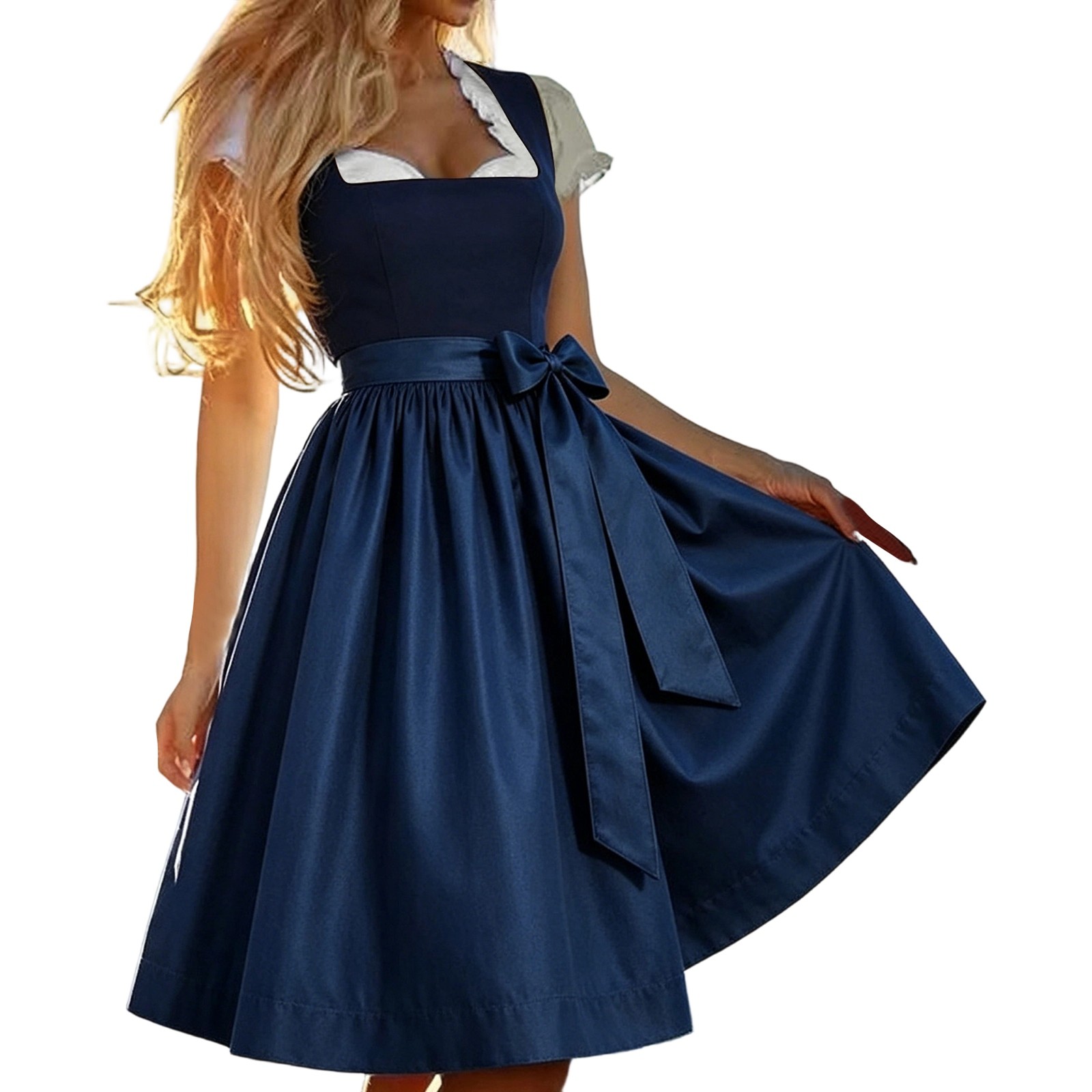 Tenues d'Oktoberfest pour femmes, robes Dirndl, costume de carnaval allemand d'Oktoberfest, robe de cosplay
