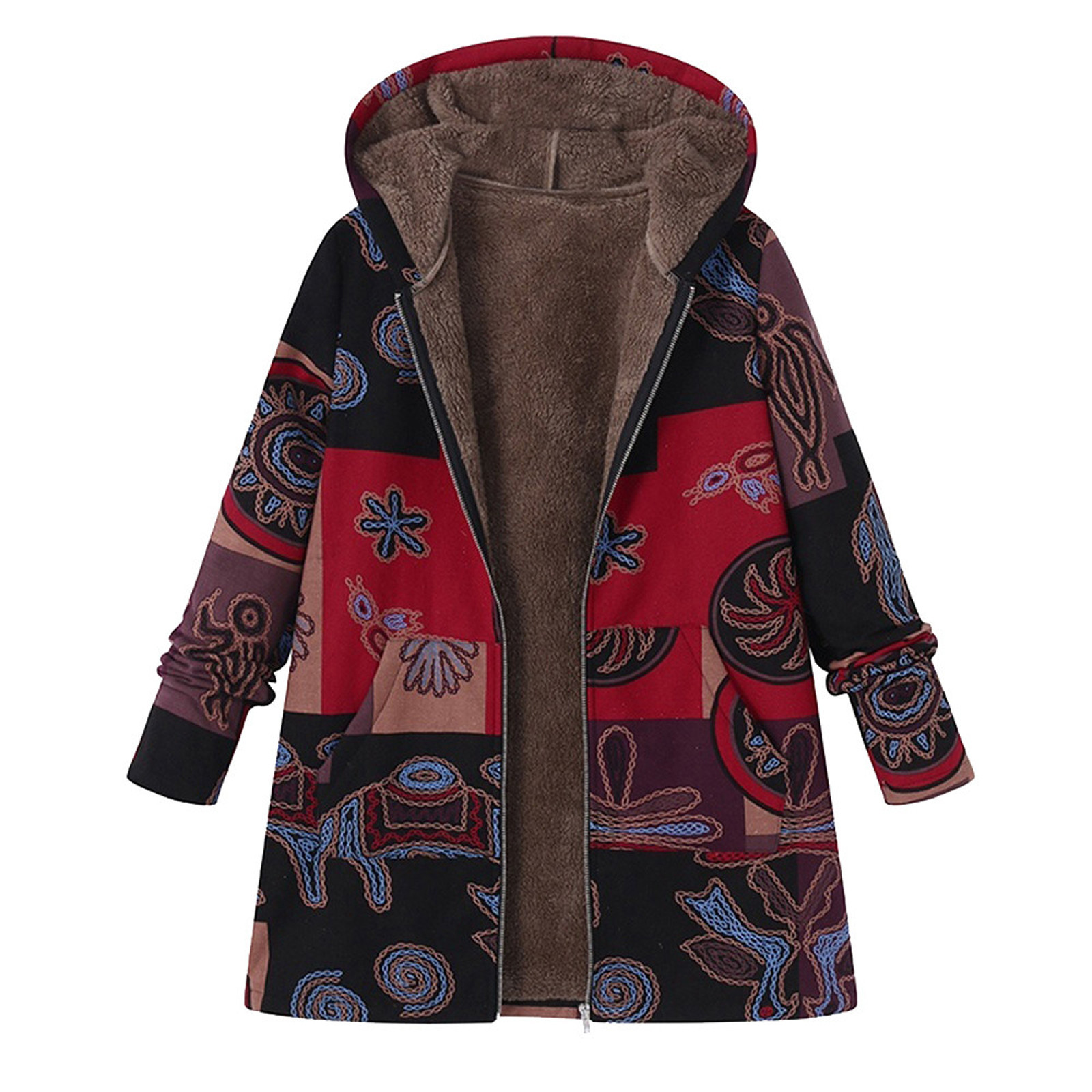 Parka à capuche rembourrée pour femme, manteau d'hiver, veste en peluche, haut rétro, grande taille, mode coréenne, livraison gratuite, vente en gros