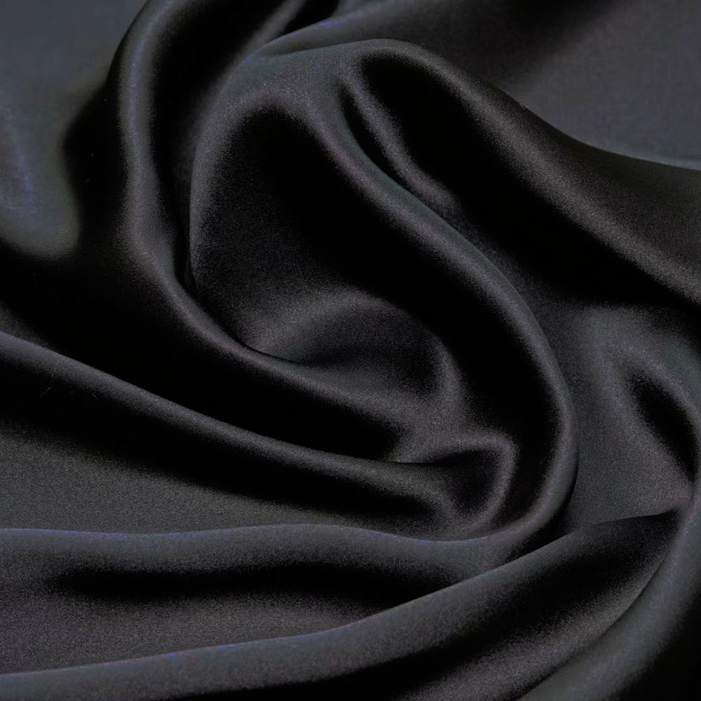 Tissu en satin de soie pure 100 % mûrier pour robe Cheongsam, largeur 114 cm, 16 mm, tissu de vêtement en soie véritable pour couture DIY