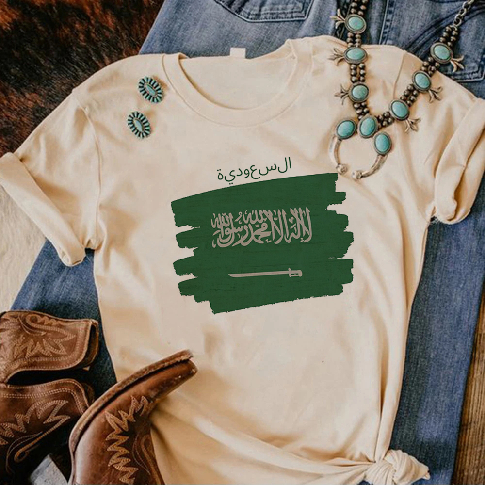 T-shirt femme, vêtement harajuku, du royaume d'Arabie saoudite, Y2K, manga, 600
