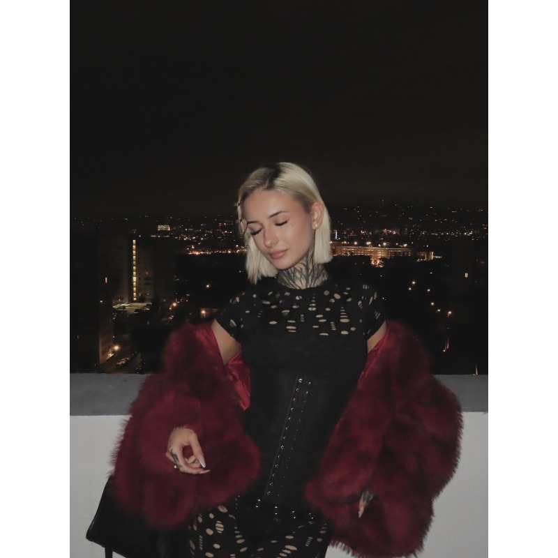 Manteau à capuche femmes veste d'hiver manteaux de fourrure rouge manches longues veste moelleuse mode vestes de fourrure artificielle vêtements de luxe chauds