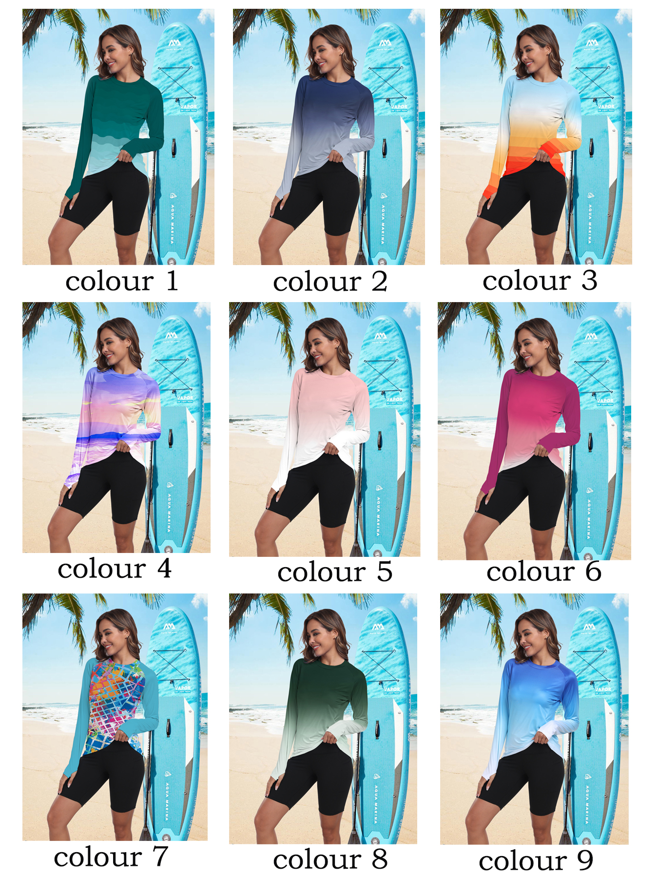 Chemises Solaires à Manches sulfpour Femme, Protection UV, Rash Guard, observateur, vaccage Rapide, éventuelles F, Randonnée, Y-Outdoor, 50 +