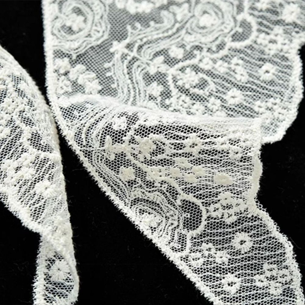 Foulard Cheveux Décontracté Brodé de Fleurs en Dentelle, Style Chic et Fin, Bandanas pour Femmes, Mini Jupe Bohème Mignonne en Dentelle
