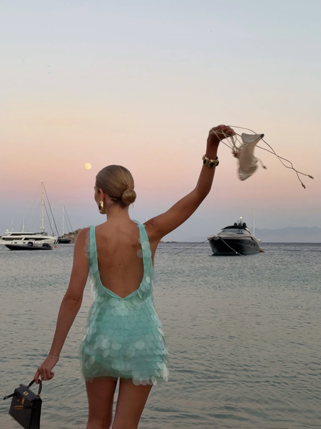 Robe Courte Sexy à Paillettes et Dos Nu pour Femme, Sans Manches, Taille Haute, Moulante, Idéale pour Soirées, Clubs, Plage et Vacances 2026