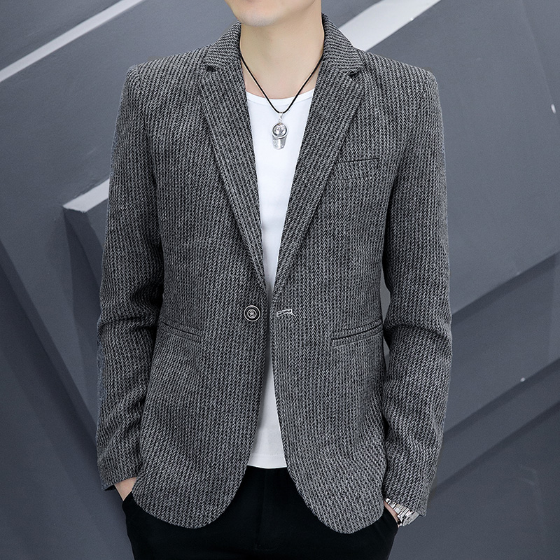 Manteau de costume homme 2026 – Nouvelle version coréenne pour jeune homme, coupe ajustée, élégant et décontracté, tendance printemps-automne, tout-en-un