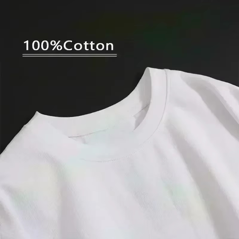 T-shirt pour femme style coréen Ins, motif chat domestique dessiné à la main et texte Hangul, en coton ample, style Y2K, décontracté, esthétique quotidienne