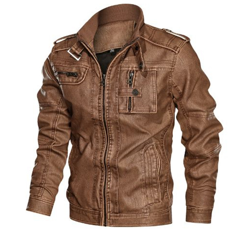 Vêtements en cuir pour hommes, automne et hiver. Stand-UR DistMurcia-Manteau en cuir personnalisé pour jeunes hommes, manteau de rue à la mode