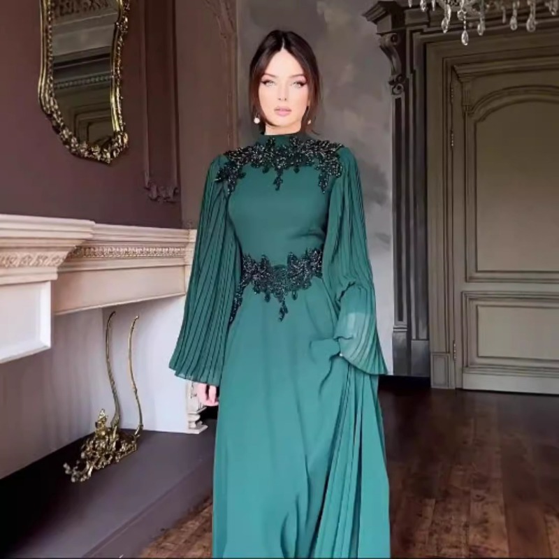 Robe de soirée sexy en dentelle pour femmes, fleur, bord de mode, automne, hiver, nouveau style